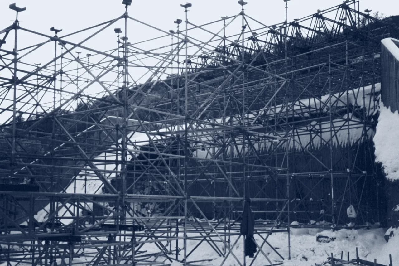 Estructura de paso sobre la Ruta Nacional 3 en Tierra del Fuego, vista 4