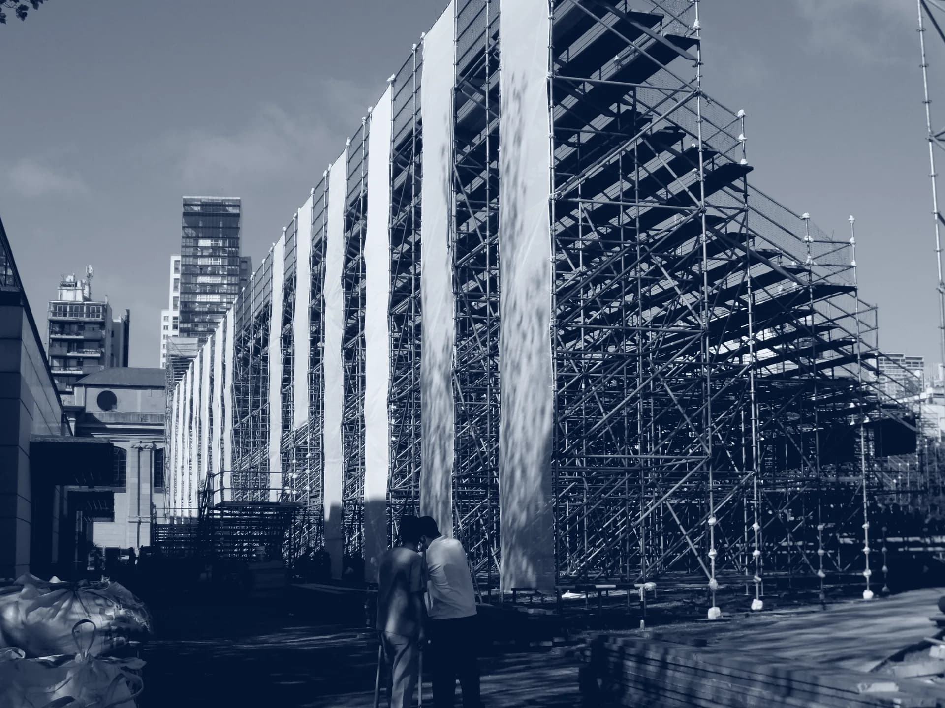 Estructura para eventos montada por Andemet, vista 1