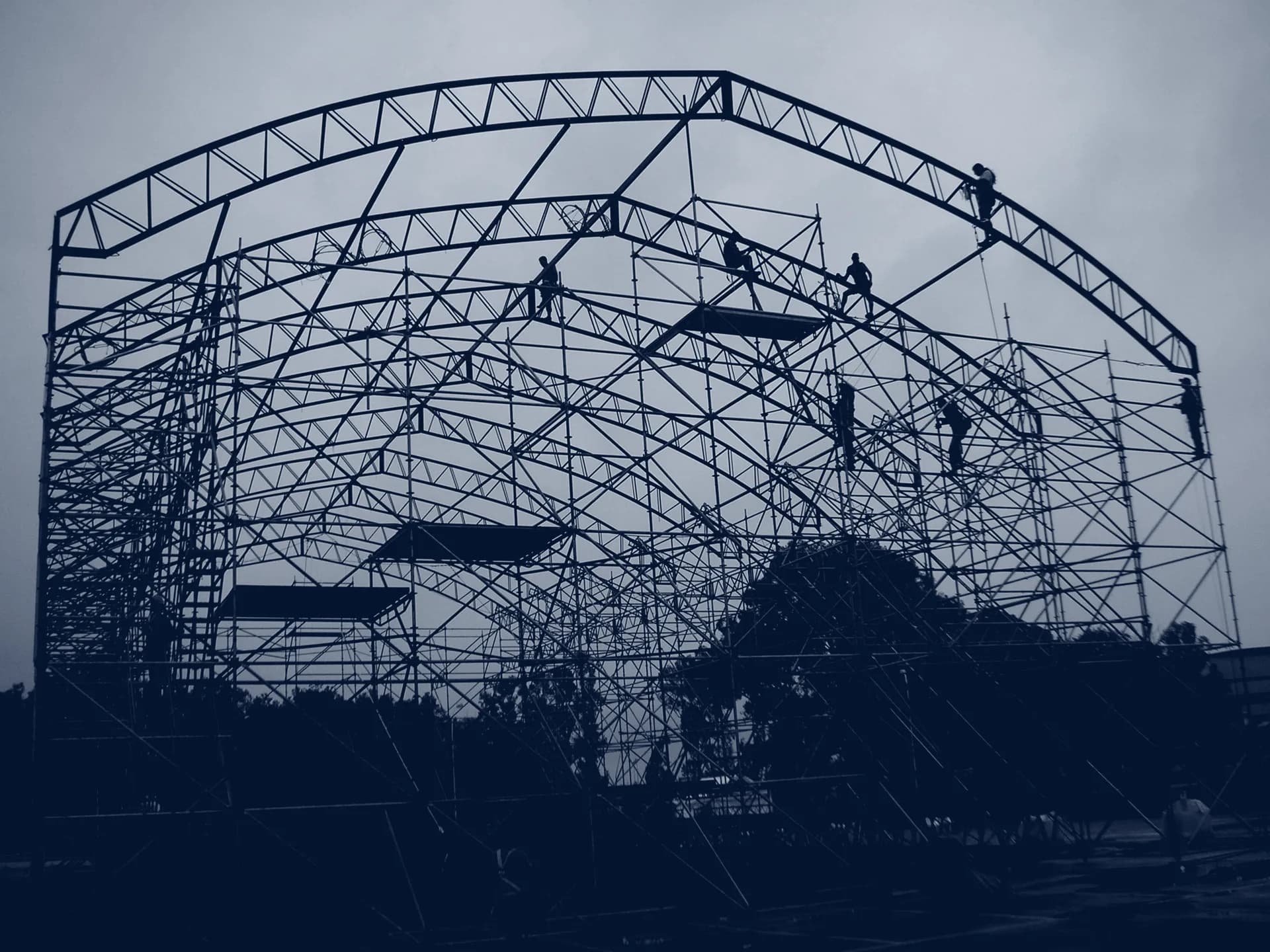 Estructura para eventos montada por Andemet, vista 2