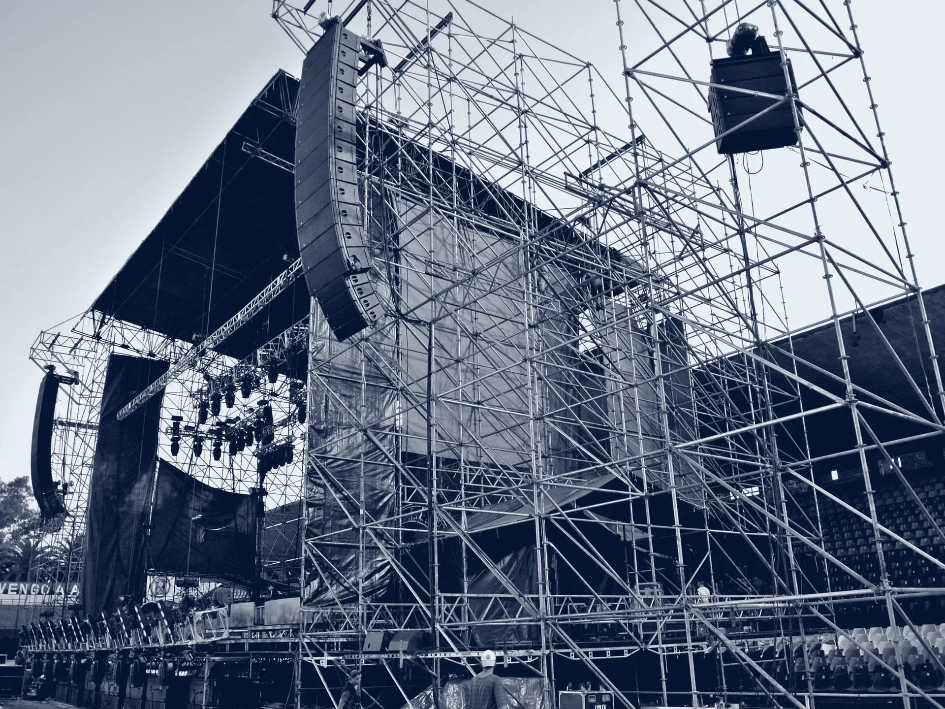 Estructura para eventos montada por Andemet, vista 3